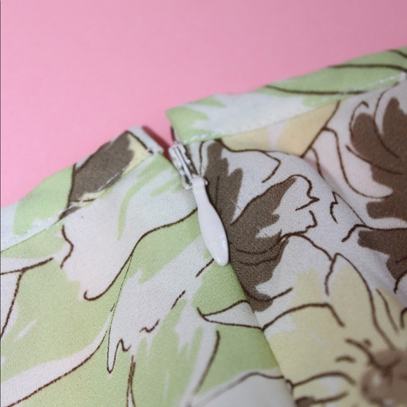 LOFT Silky Tiered Floral Above-Knee Summer Skirt - Picture 5 of 8